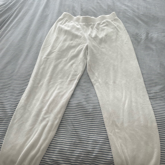 Tna white terry cloth sweatpants - Picture 2 of 3